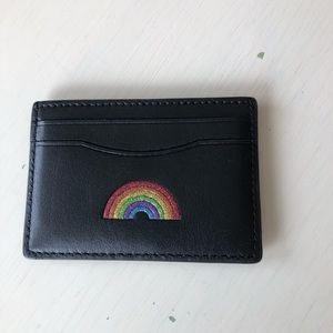 Coach rainbow cardholder